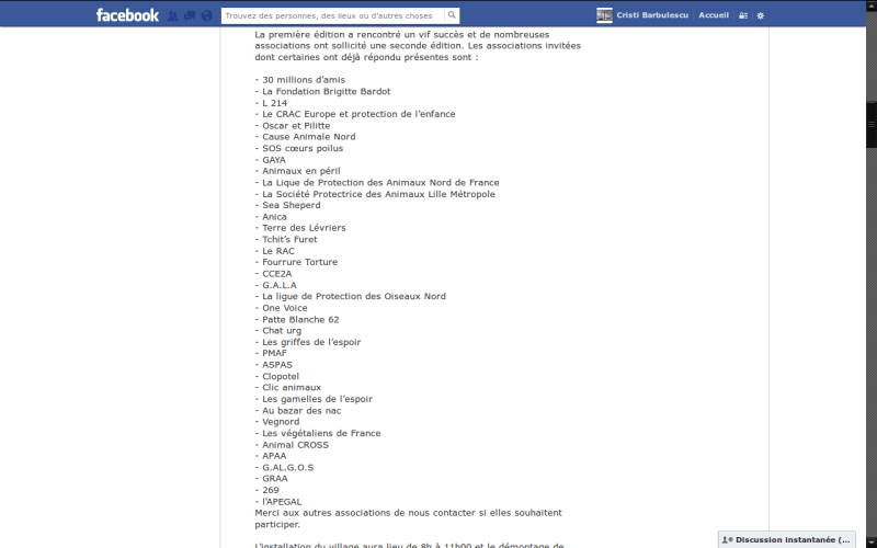 associations participantes cause animale nord