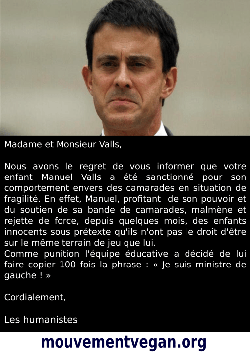 punition Valls